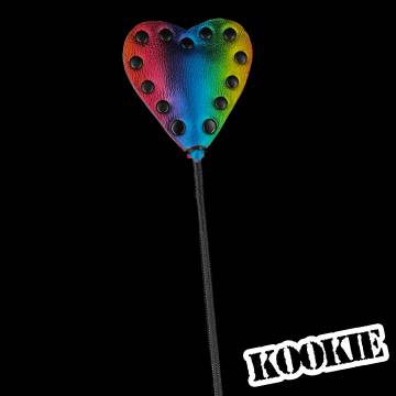 Leather Heart Tipped Riding Crop